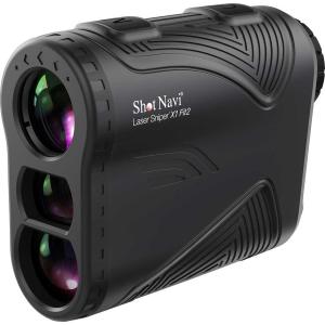 Shot Navi ショットナビ レーザー距離計測器 Laser Sniper X1 Fit2 1000 [ブラック]【ラッピング対応可】｜sokuteikiya