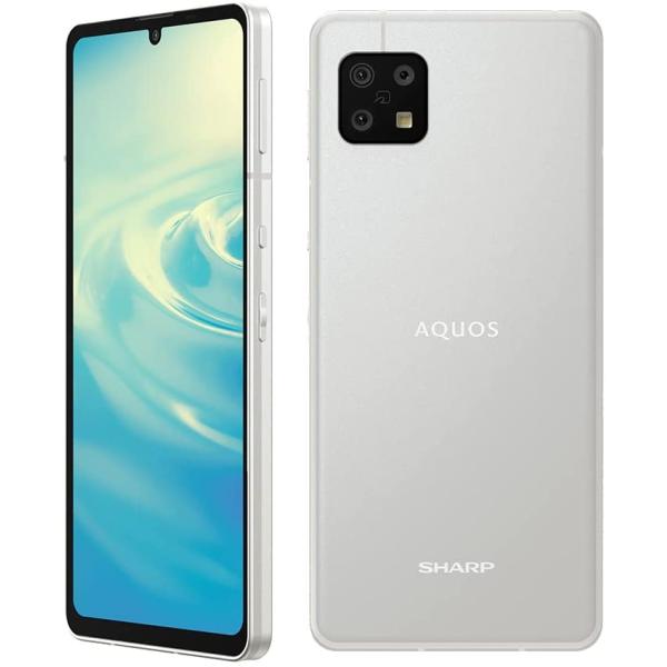 シャープ AQUOS sense6s SH-RM19s 64GB 楽天モバイル [シルバー]SIMフ...