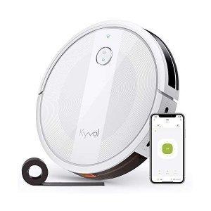 Kyvol E20 ロボット掃除機 2000pa 強力吸引 超薄型 静音 自動充電 wifi 落下防止 衝突防止 Alexa対応 150分連続稼働 タイマー アプリ対応