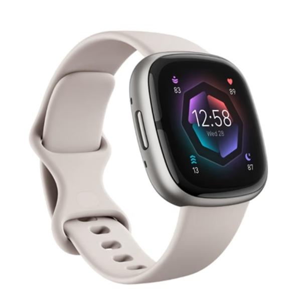 Fitbit Sense 2 スマートウォッチ [ルナホワイト/プラチナアルミニウム][ラッピング可...