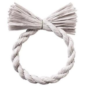 わらルックリース１８　Ｄ−７３ ライトグレー リース