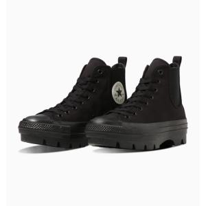 【Converse】ALL STAR (R) SIDEGORE CHUNK HI 1SD535 BLACK オールスター (R) サイドゴア チャンク ＨＩブラック 大人靴 ブーツ チャックテイラー ショートブー｜solehunter