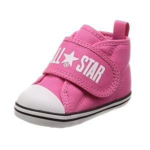 【CONVERSE】 BABY ALL STAR N BIGLOGO V-1 7CL285 PINK コンバース ベビー オールスター N ビッグロゴ V-1 ピンク シューズ 子供靴 マジックテープ｜solehunter