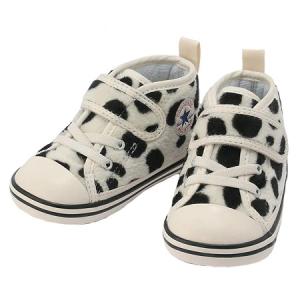 【Converse】 BABY ALL STAR N ANIMALS V-1 7SD214 Darumeshian ベビー オールスター N アニマルズ V-1 ダルメシアン 子供靴 スニーカー アニマル柄 犬 キッズ｜solehunter