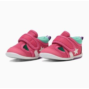 【CONVERSE】LITTLE SUMMER 9 7SD954 PINK/TURQUOISE コンバース リトルサマー ９ ピンク/ターコイズ ファーストシューズ ベビー 子供靴  メッシュ 軽量 スニー｜solehunter