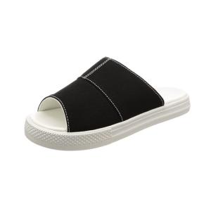 【SALE】【CONVERSE】CV SANDAL CANVAS BLACK ブラック コンバース サンダル キャンバス レディース メンズ 軽量 シャワーサンダル｜solehunter