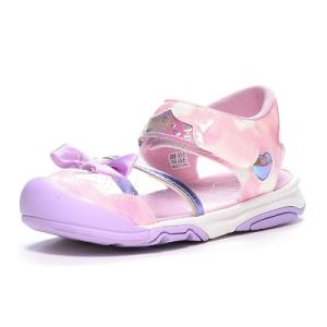 【MoonStar】MF S008C PINK ムーンスター 子供靴 キッズ ジュニア サンダル ピ...