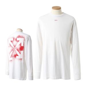 オフホワイト Tシャツ OMAB001E20JER0040125 長袖 ロンＴ メンズ OFF WHITE｜Select Soleil ヤフー店