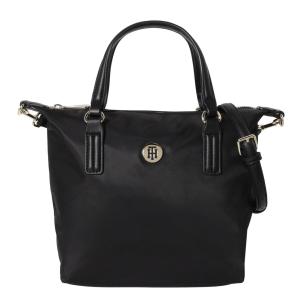 トミーヒルフィガー ハンド トートバッグ レザー ブラック 黒 トミー・ヒルフィガー(Tommy Hilfiger) トートバッグ | 通販