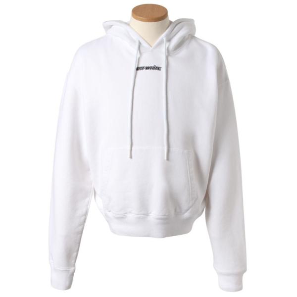 オフホワイト パーカー OMBB037E20FLE0020125 OVER HOODIE オーバーフ...