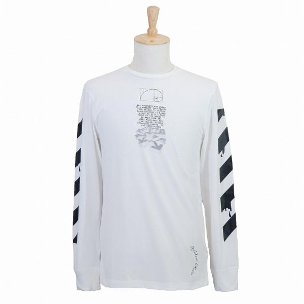 オフホワイト ロンT DRIPPING ARROWS LONG SLEEVES TEE OMAB00...