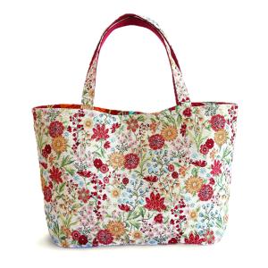 フラワー 刺繍 オーガンジー トートバッグ レディース ハンドバッグ 花