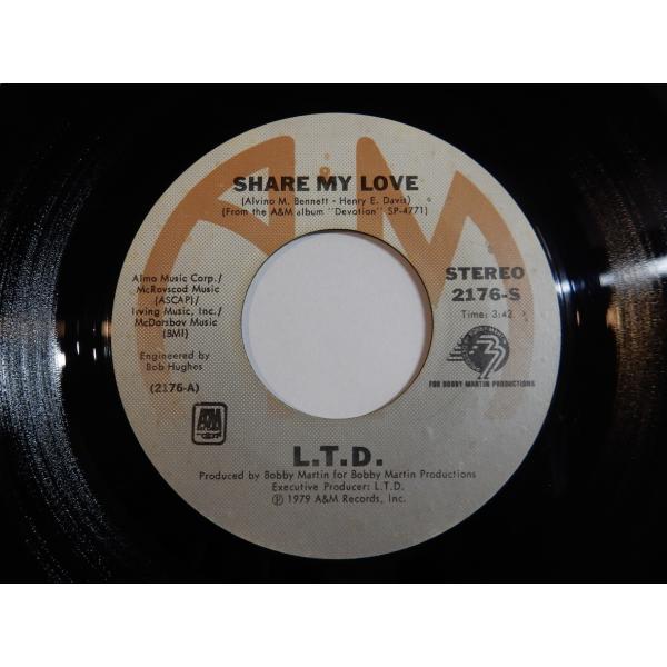 L.T.D. Share My Love / Sometimes A&amp;M US 2176-S 200...