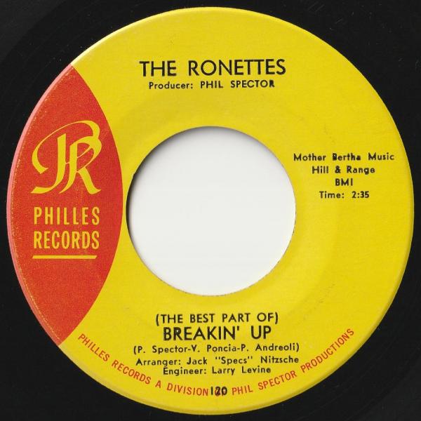 Ronettes (The Best Part Of) Breakin&apos; Up / Big Red ...