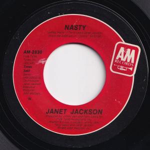 Janet Jackson Nasty / You'll Never Find (A Love Like Mine) A&M US AM-2830 204580 HIP HOP R&B レコード 7インチ 45｜solidityrecords