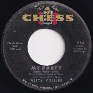 Mitty Collier My Party / I&apos;m Satisfied Chess US 19...