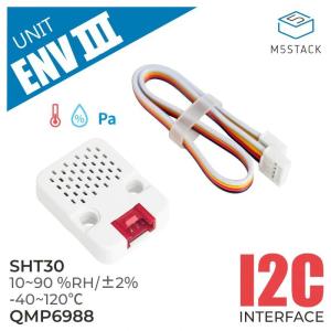 M5Stack用温湿度気圧センサユニット Ver.3（ENV III）｜solinnovay