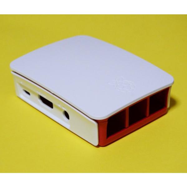 Raspberry Pi 3B/3B+用 公式ケース（赤白） Pi Case Red/White M...