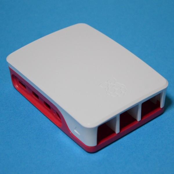 Raspberry Pi 4B用 公式ケース（赤白） Pi 4 Case Red/White Mad...