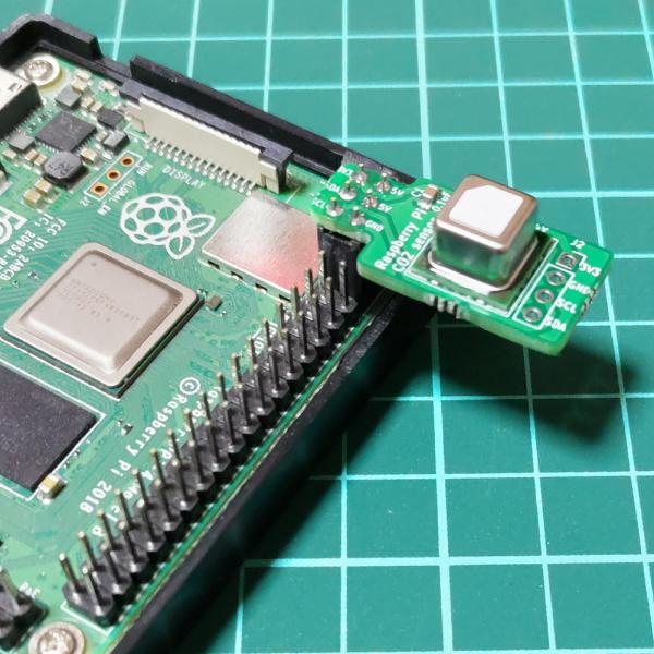 Raspberry Pi直付型CO2センサーSCD40 普通型