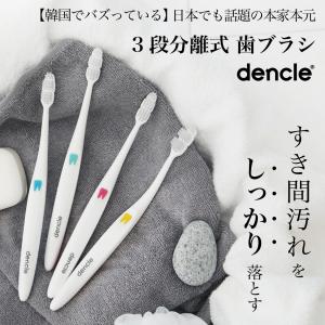 本家本元 スキ間歯ブラシ 3段分離式 4色セッ...の詳細画像1