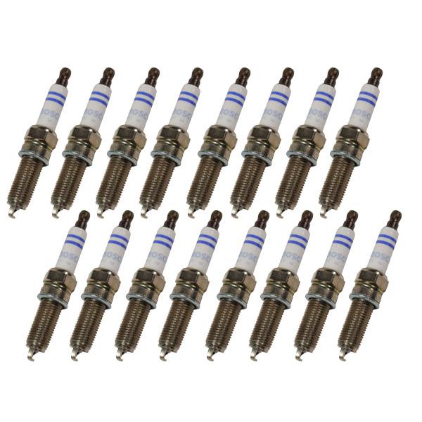 ベンツ R129 R230 W251 ダブルプラチナ スパークプラグ 16本セット(1台分) BOS...