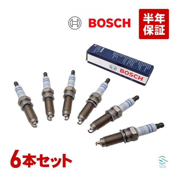 ポルシェ カイエン 955 9PAM5501 イリジウム スパークプラグ 6本セット BOSCH Y...