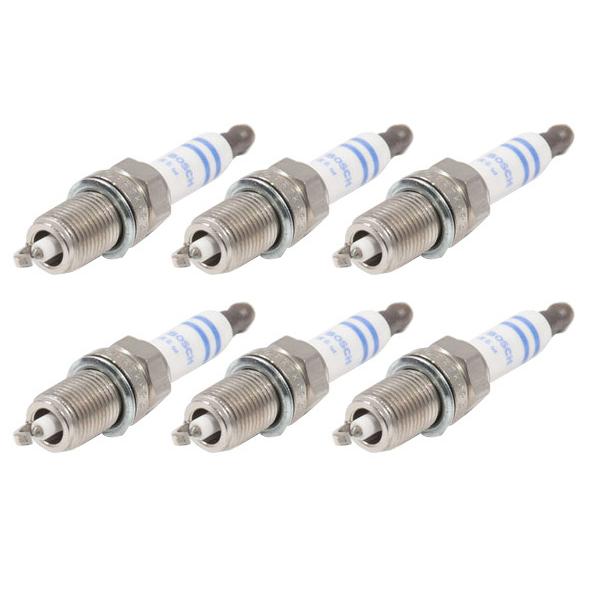 アウディ A6(4F2 4F5 C6) ダブルプラチナ スパークプラグ 6本セット(1台分) BOS...