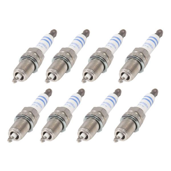 BMW E60 E61 E63 E64 ダブルプラチナ スパークプラグ 8本セット(1台分) BOS...