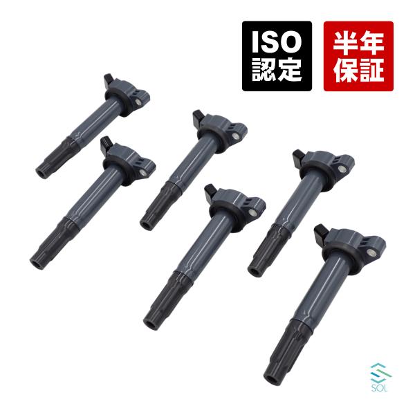 イグニッションコイル 6本 トヨタ RAV4 ヴァンガード ブレイド マークXジオ GSA33W G...