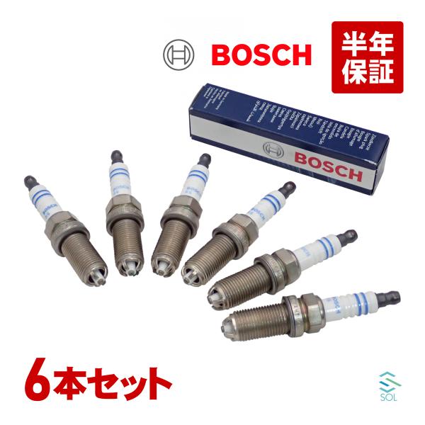 BOSCH スパークプラグ 6本セット 1台分 スーパー ポルシェ 911 ボクスター ケイマン パ...