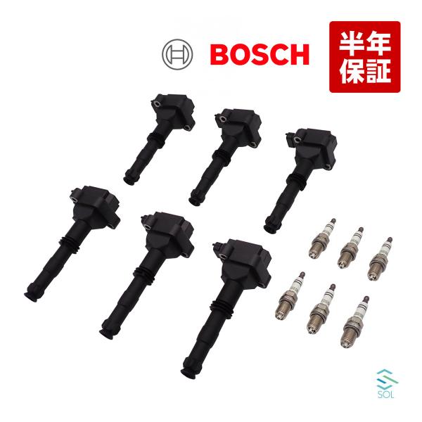 ポルシェ ボクスター 987 イグニッションコイル ＋ スパークプラグ 6本セット 99760210...