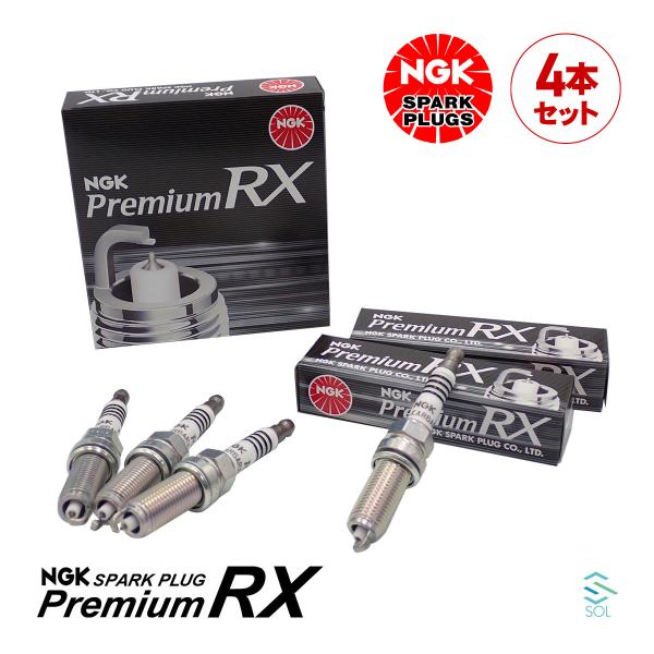 NGK 日産 ティーダ JC11 プレミアムRX スパークプラグ 4本セット 22401-ED815...