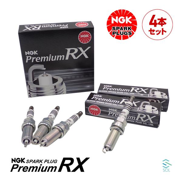 NGK トヨタ ウィッシュ ZGE22W プレミアムRX スパークプラグ 4本セット 90919-0...