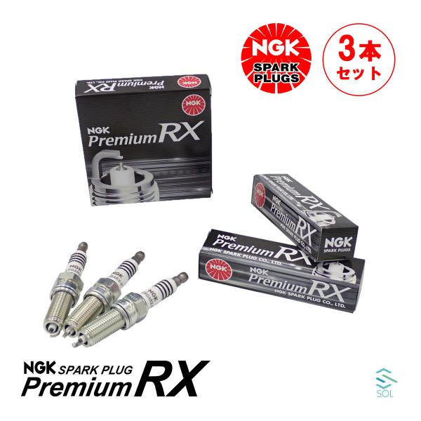 NGK ダイハツ タント L375S プレミアムRX スパークプラグ 3本セット 90048-512...