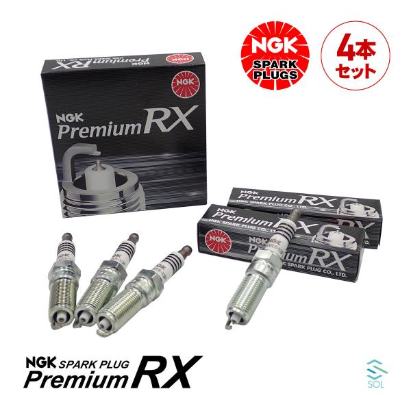 NGK マツダ プレマシー CWEAW スパークプラグ プレミアムRX 4本セット B2401-HA...