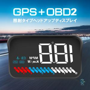 ヘッドアップディスプレイ HUD ナビ 取り付け 車 スピードメーター