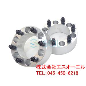 ワイド　スペーサー　PCD139.7 6穴　25mm　M12  1.5　 Durax（デュラックス） ワイドトレッドスペーサー 25mm PCD139.7-6H