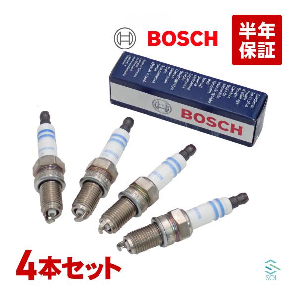 BOSCH スパークプラグ ダブルイリジウム 4本セット 1台分 出荷締切18時 アルファロメオ ジ...