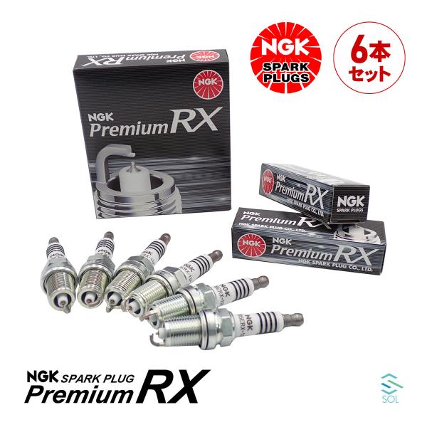 NGK スパークプラグ プレミアムRX イリジウム 6本セット 1台分 出荷締切18時 ハイゼット ...