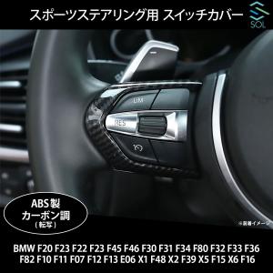 BMW F20 F23 F22 F23 F45 F46 F30 F31 F34 F80 F32 F33 F36 F82 スポーツステアリング用 スイッチカバー カーボン調 出荷締切18時｜solltd4