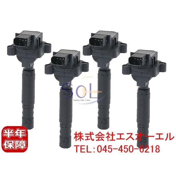 ベンツ W203 W204 W209 R171 M271(直4) イグニッションコイル 4本セット ...