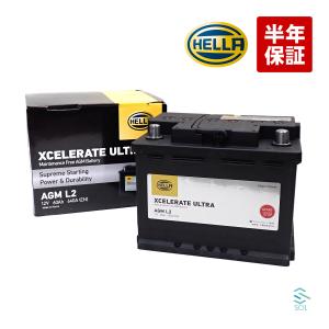 HELLA製 AGM バッテリー ワーゲン VW LN2 12V 60AH ゴルフ3 ゴルフ7 パサート ポロ5 ポロ6 UP! AGM-L2 出荷締切18時