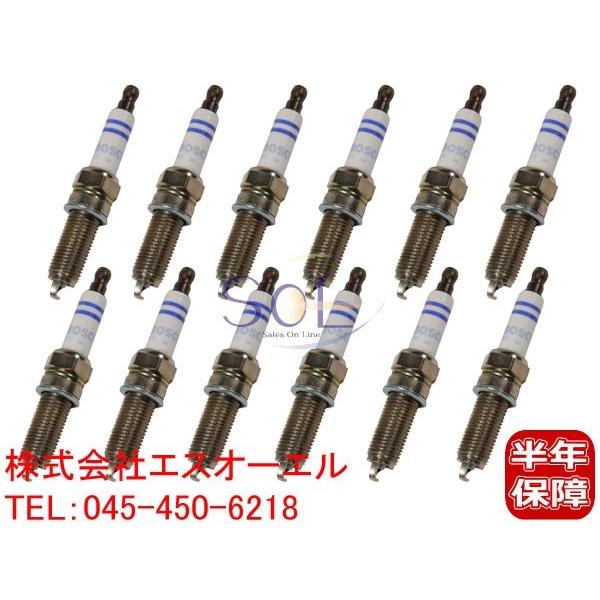 ベンツ W202 W203 W220 プラチナ スパークプラグ 12本セット(1台分) BOSCH製...