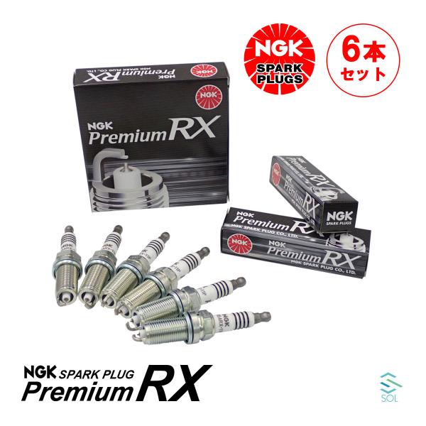 送料185円 NGK トヨタ ランドクルーザー URJ202W プレミアムRX スパークプラグ 6本...