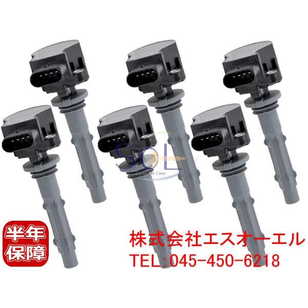 ベンツ R171 X204 W164 W251 M272(V6) イグニッションコイル 6本セット ...