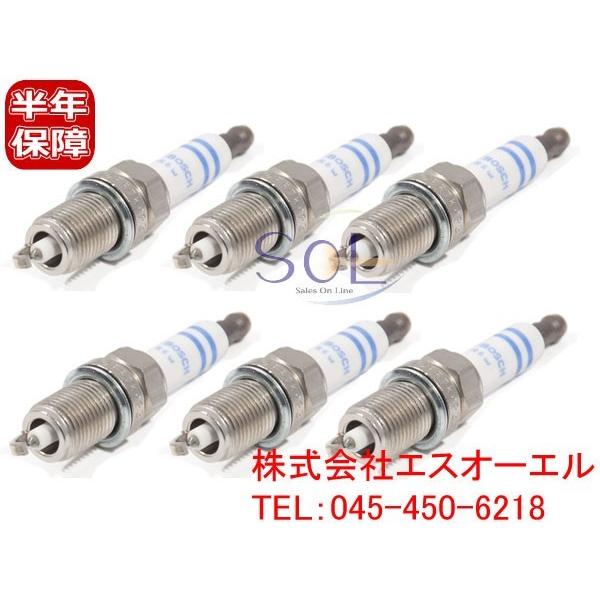 ベンツ R171 W164 W251 プラチナ スパークプラグ 6本セット(1台分) BOSCH製 ...