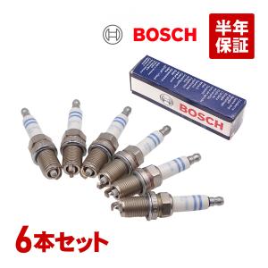 アウディ A6 4F2 4F5 4FH C6 4G2 4G5 C7 4GC 4GD 3.0 ダブルプラチナ スパークプラグ 6本セット 1台分 V6 BOSCH FR5KPP332S 06H905611