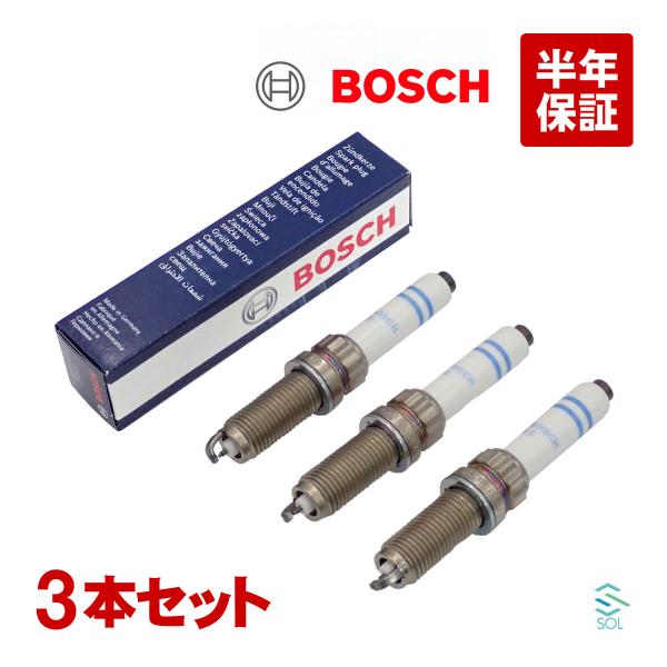 BOSCH スパークプラグ ダブルプラチナ 3本セット 1台分 出荷締切18時 BMW MINI F...