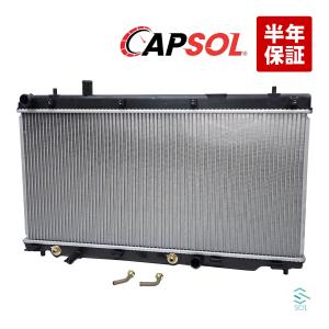 新品ラジエーター ランエボ CT9A CT9W MT車 CAPSOL キャップ付 三菱（MITSUBISHI） CAPSOL ラジエーター ラジエター キャップ付 MT車